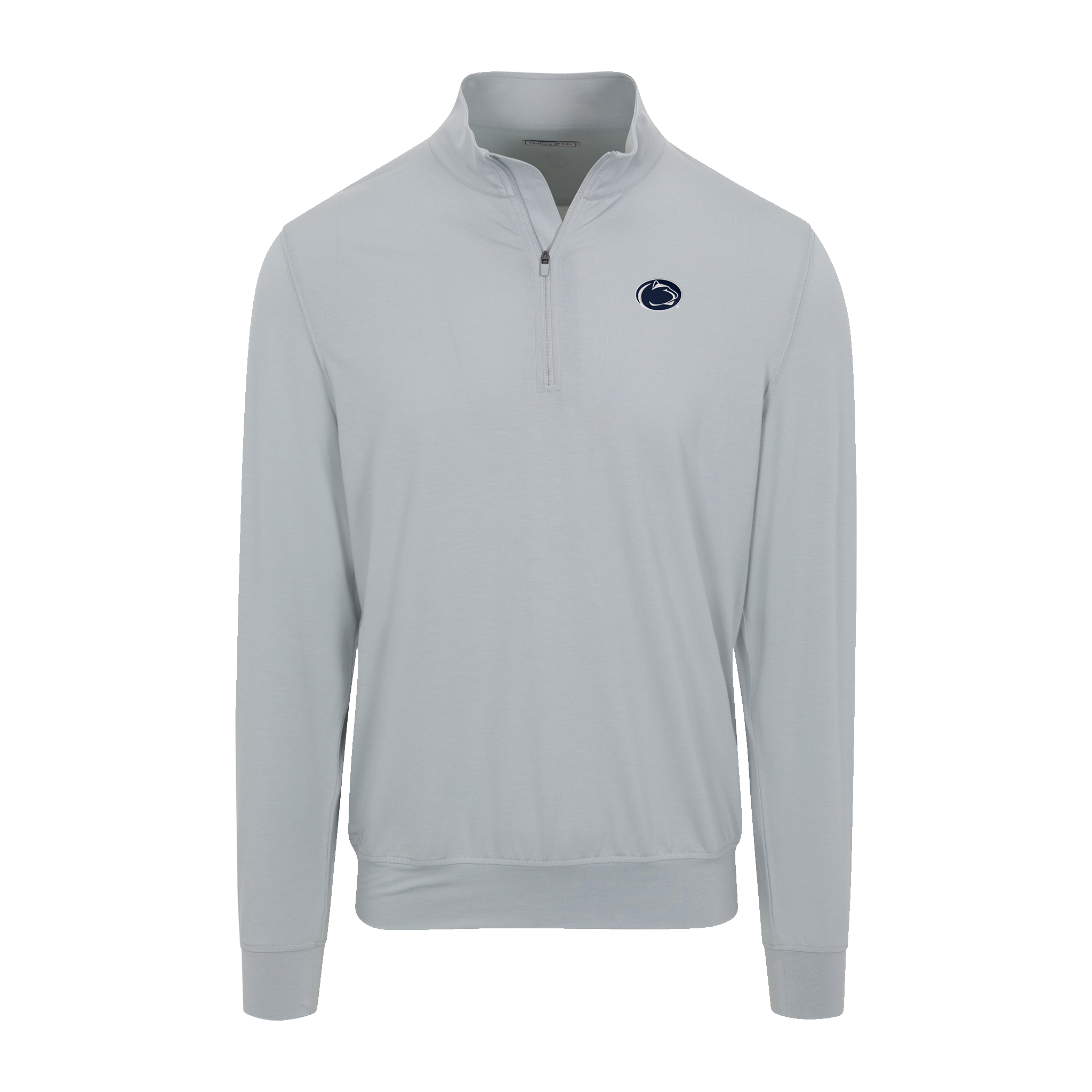Penn State Velocity Performance Quarter Zip Light Grey