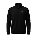 Collars & Co. Phi Gamma Delta Cloud Cotton Quarter Zip Pullover Black