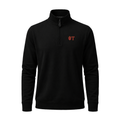 Collars & Co. Psi Upsilon Cloud Cotton Quarter Zip Pullover Black