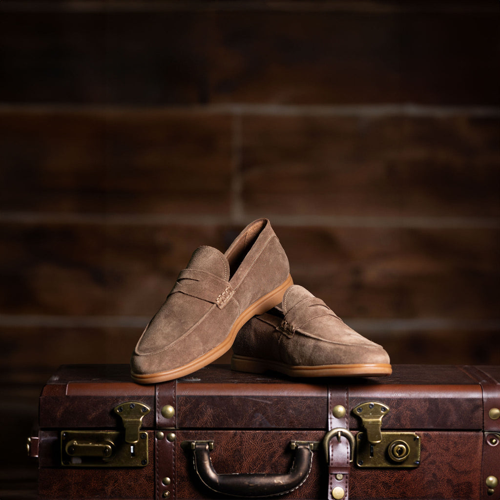 Sigaro Penny Loafer Dark Tobacco Suede