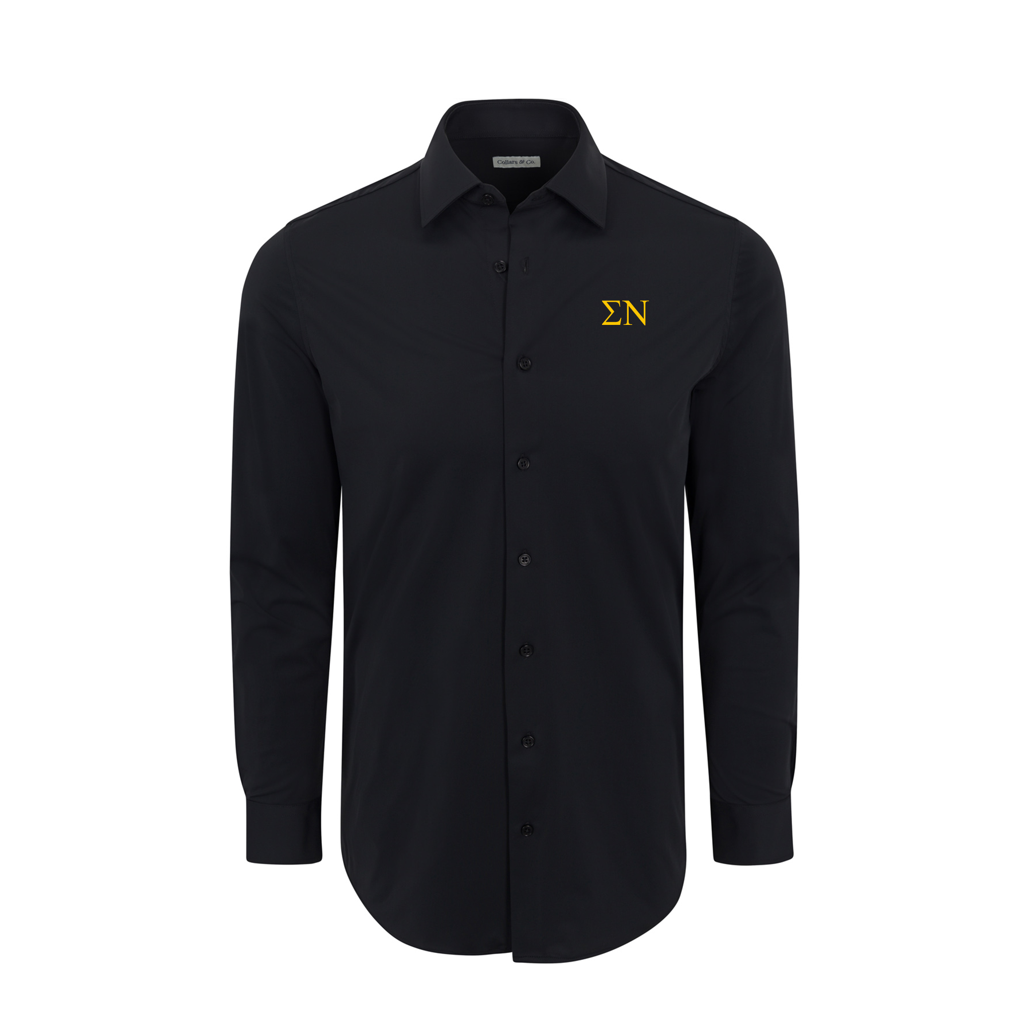Collars & Co. Sigma Nu Apex Performance Dress Shirt Black
