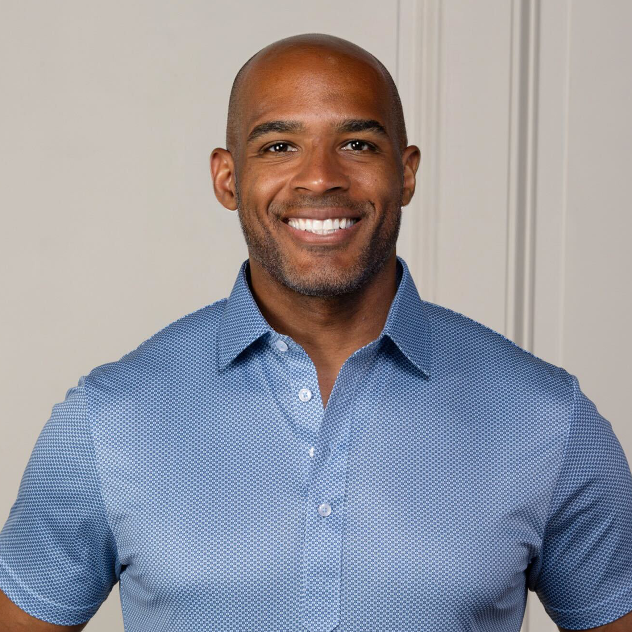 Semi-Spread Collar Polo Blue Carrera