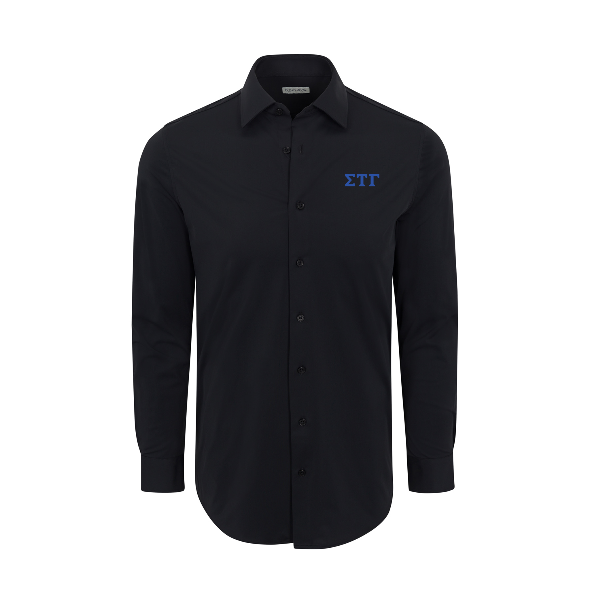 Collars & Co. Sigma Tau Gamma Apex Performance Dress Shirt Black