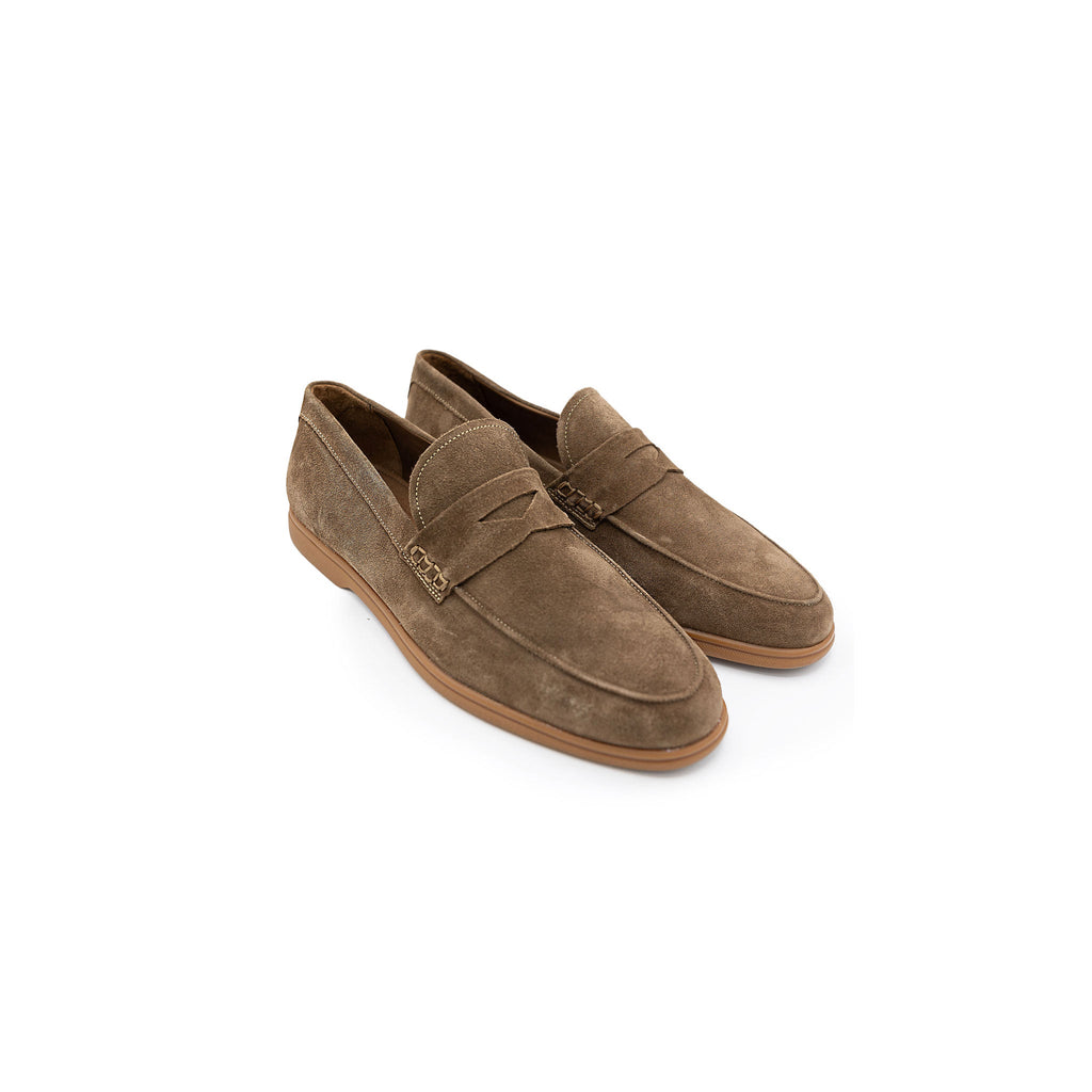 Sigaro Penny Loafer Dark Tobacco Suede