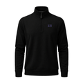 Collars & Co. Sigma Pi Cloud Cotton Quarter Zip Pullover Black