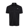 Collars & Co. Theta Tau Semi-Spread Collar Polo Black
