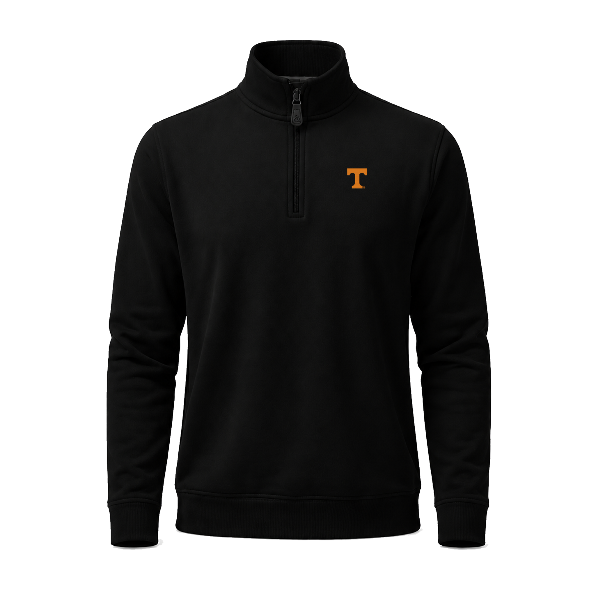 Tennessee Cloud Cotton Quarter Zip Pullover Black