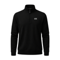 Collars & Co. Theta Chi Cloud Cotton Quarter Zip Pullover Black