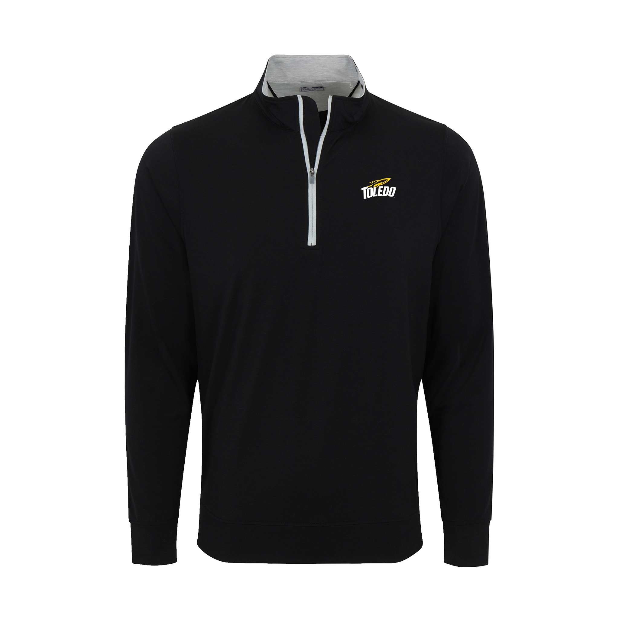 Toledo DriRelease® Performance Pullover Black with Light Grey Trim