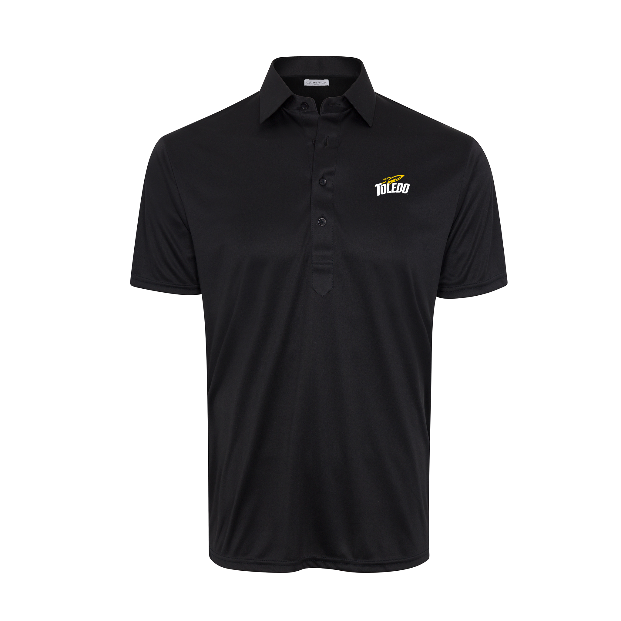 Toledo Semi-Spread Collar Polo Black