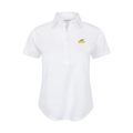 Toledo Women's Cap Sleeve Semi Spread Polo White