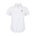 USC Women's Cap Sleeve Semi Spread Polo White
