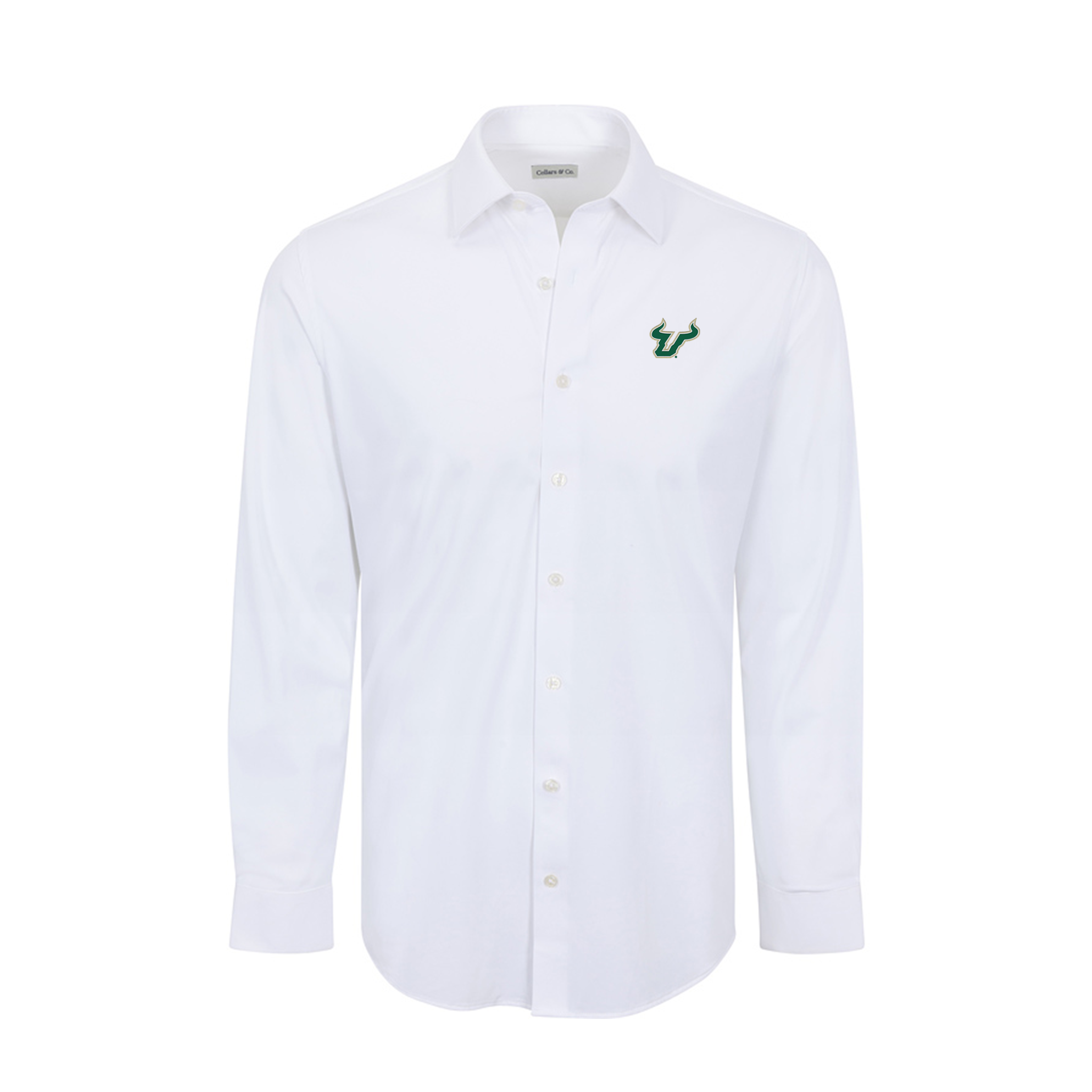 South Florida Apex Performance Dress Shirt White