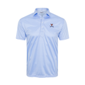 Virginia Semi-Spread Collar Polo Blue Houndstooth