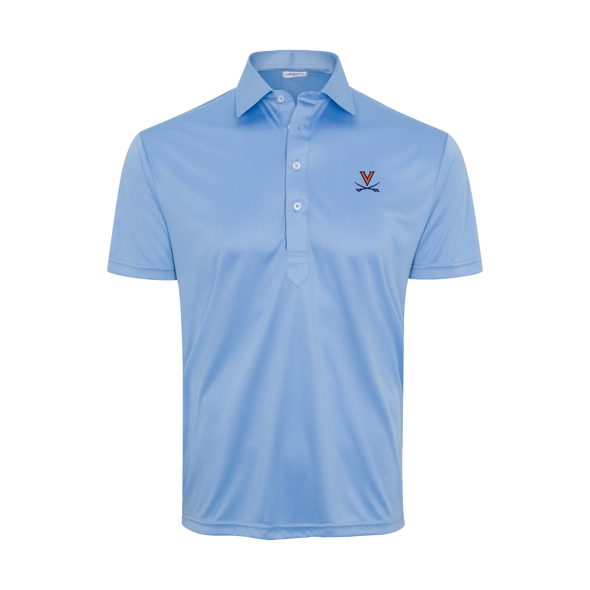 Virginia Semi-Spread Collar Polo French Blue