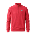 Utah Cloud Cotton Quarter Zip Pullover Sunset Red