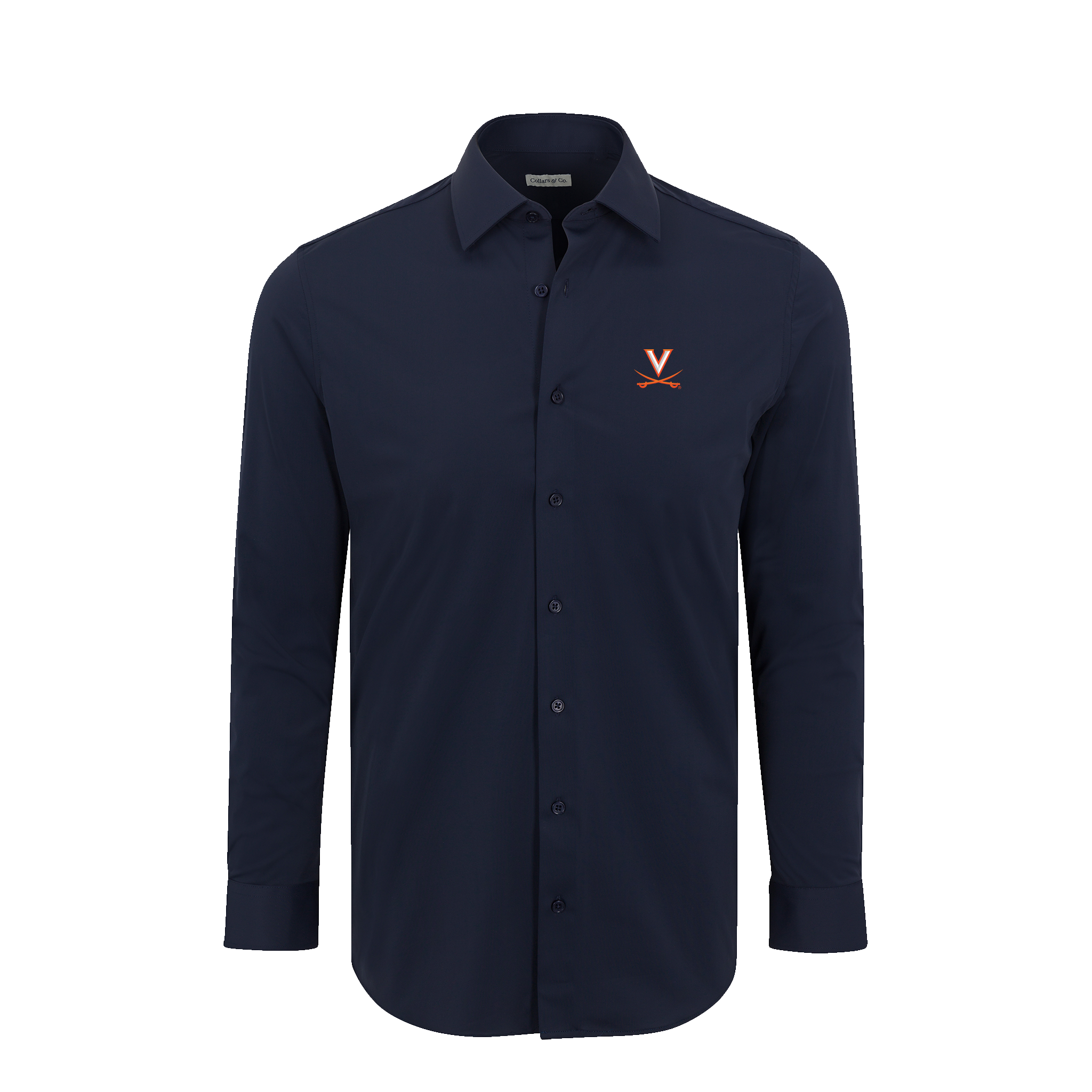 Virginia Apex Performance Dress Shirt Navy