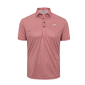 Virginia Tech Semi-Spread Collar Polo Maroon Houndstooth