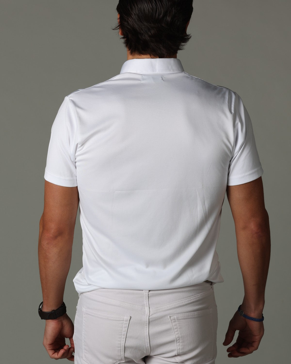 Oxford Button Down Collar Polo White Original Tall