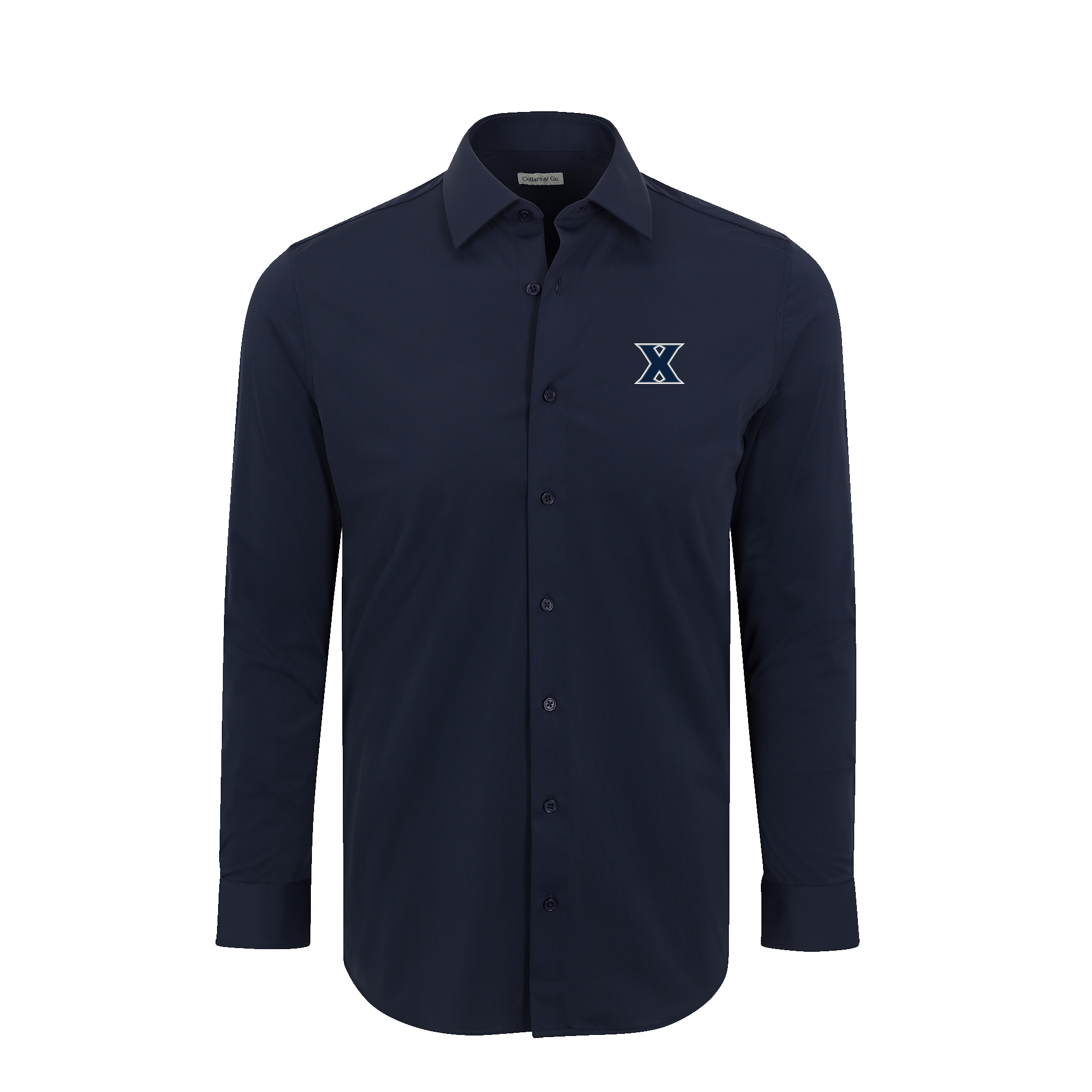 Xavier Apex Performance Dress Shirt Navy