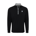 Xavier DriRelease® Performance Pullover Black with Light Grey Trim