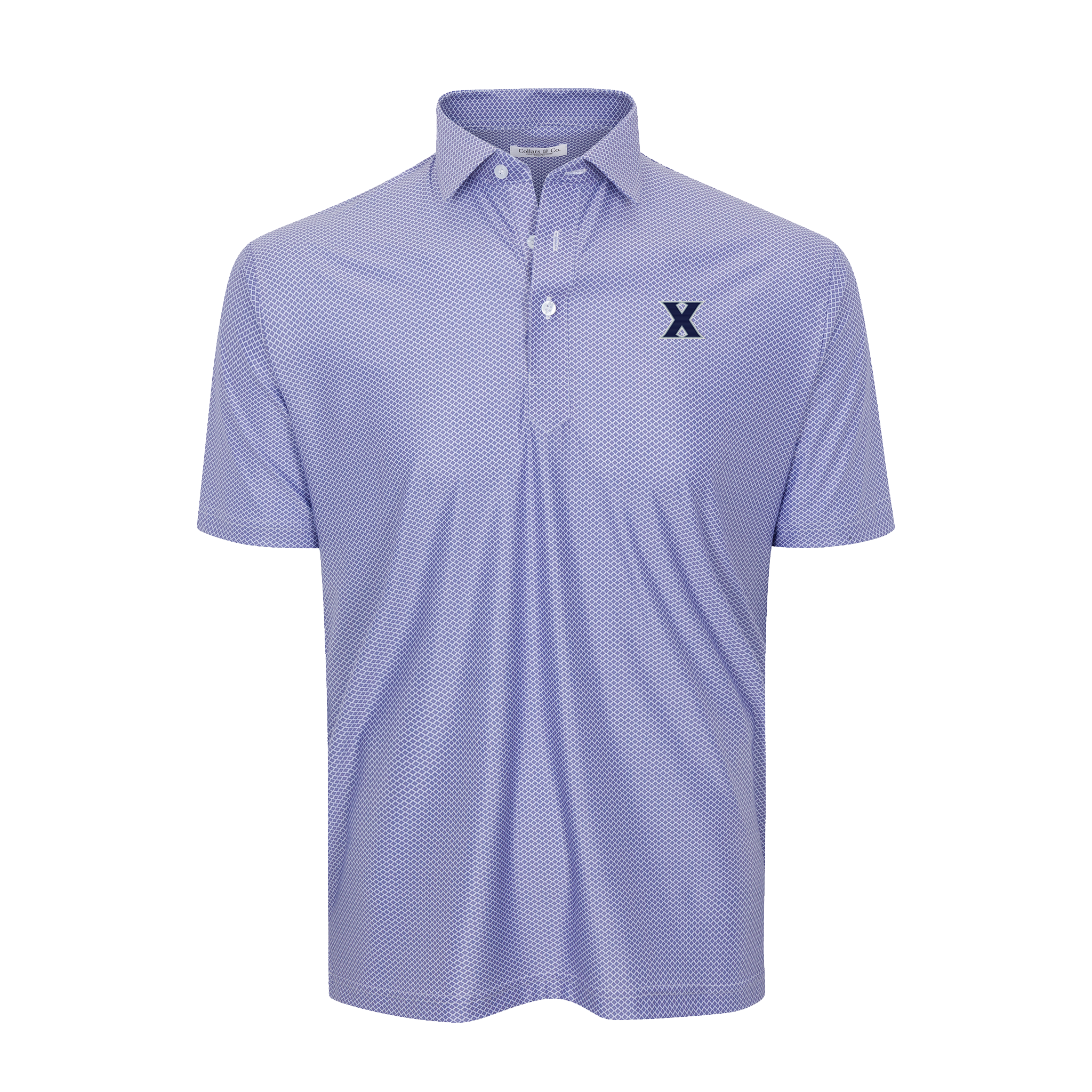 Xavier Featherweight Flex Polo Congressional Navy