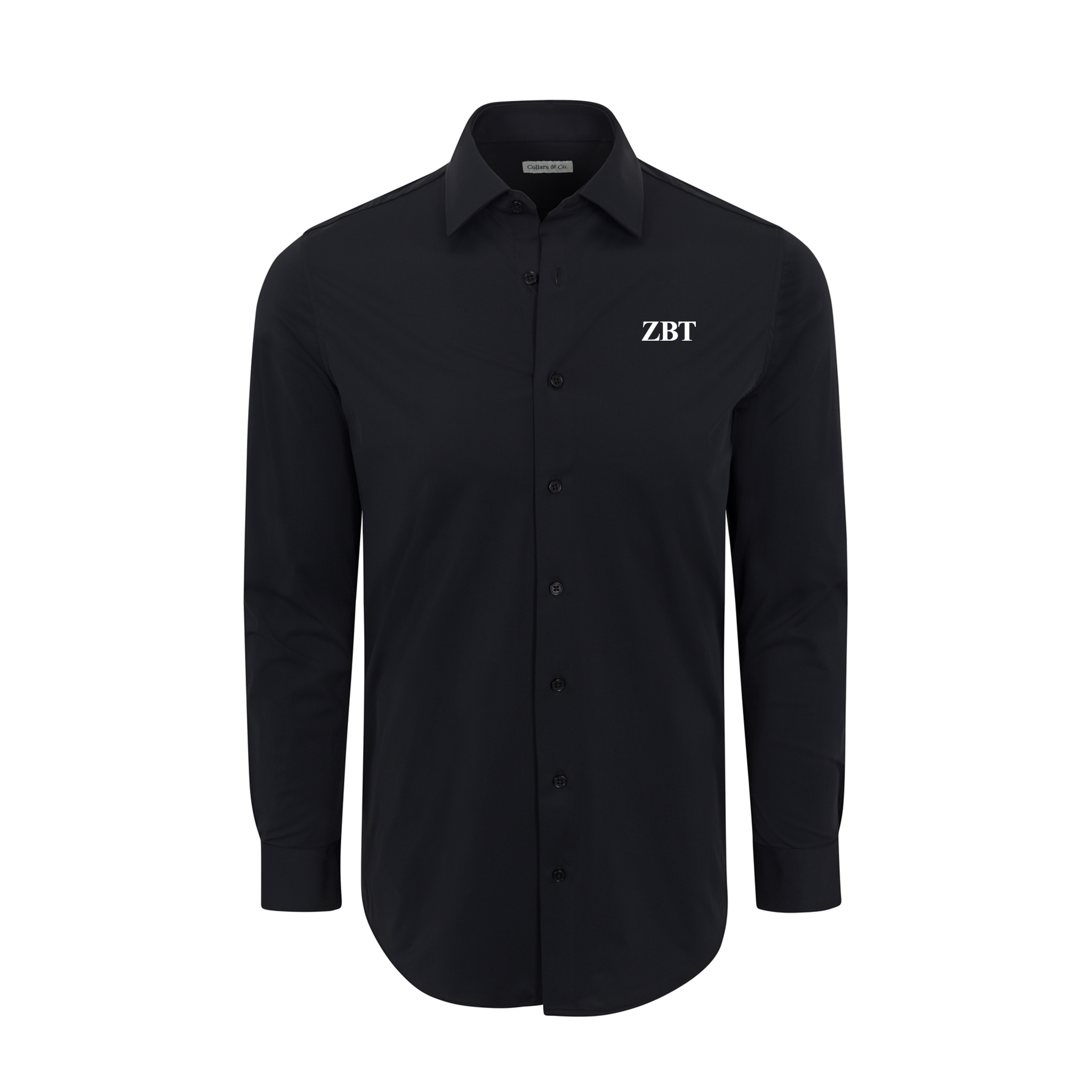 Collars & Co. Zeta Beta Tau Apex Performance Dress Shirt Black