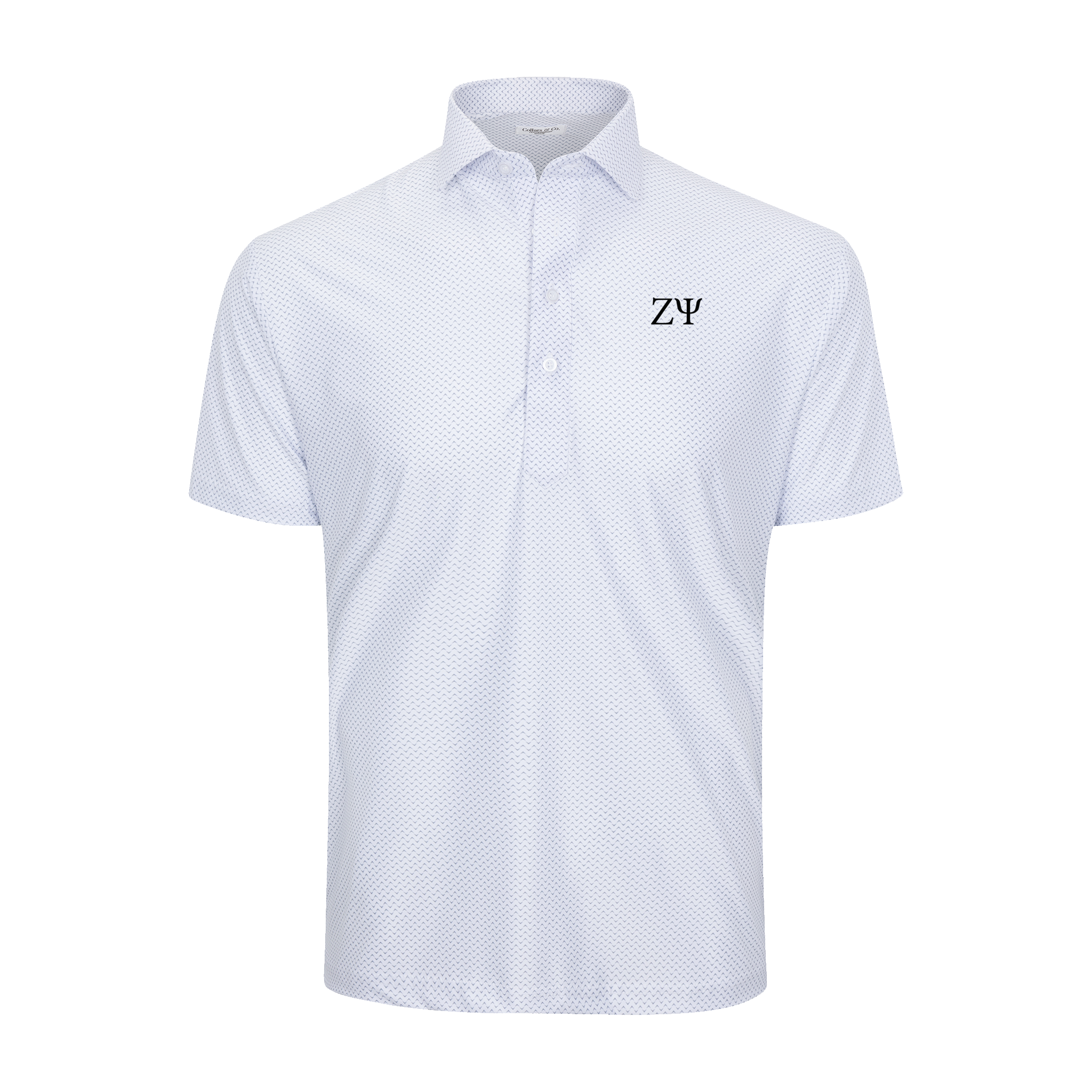 Collars & Co. Zeta Psi Featherweight Flex Polo Pulse