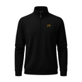Collars & Co. Zeta Psi Cloud Cotton Quarter Zip Pullover Black