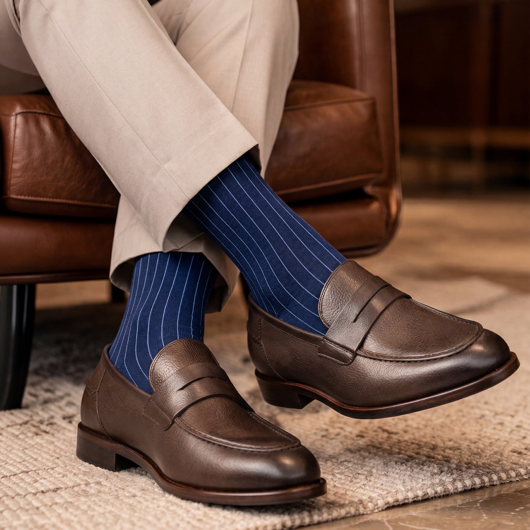 Prescott Pinstripe Socks