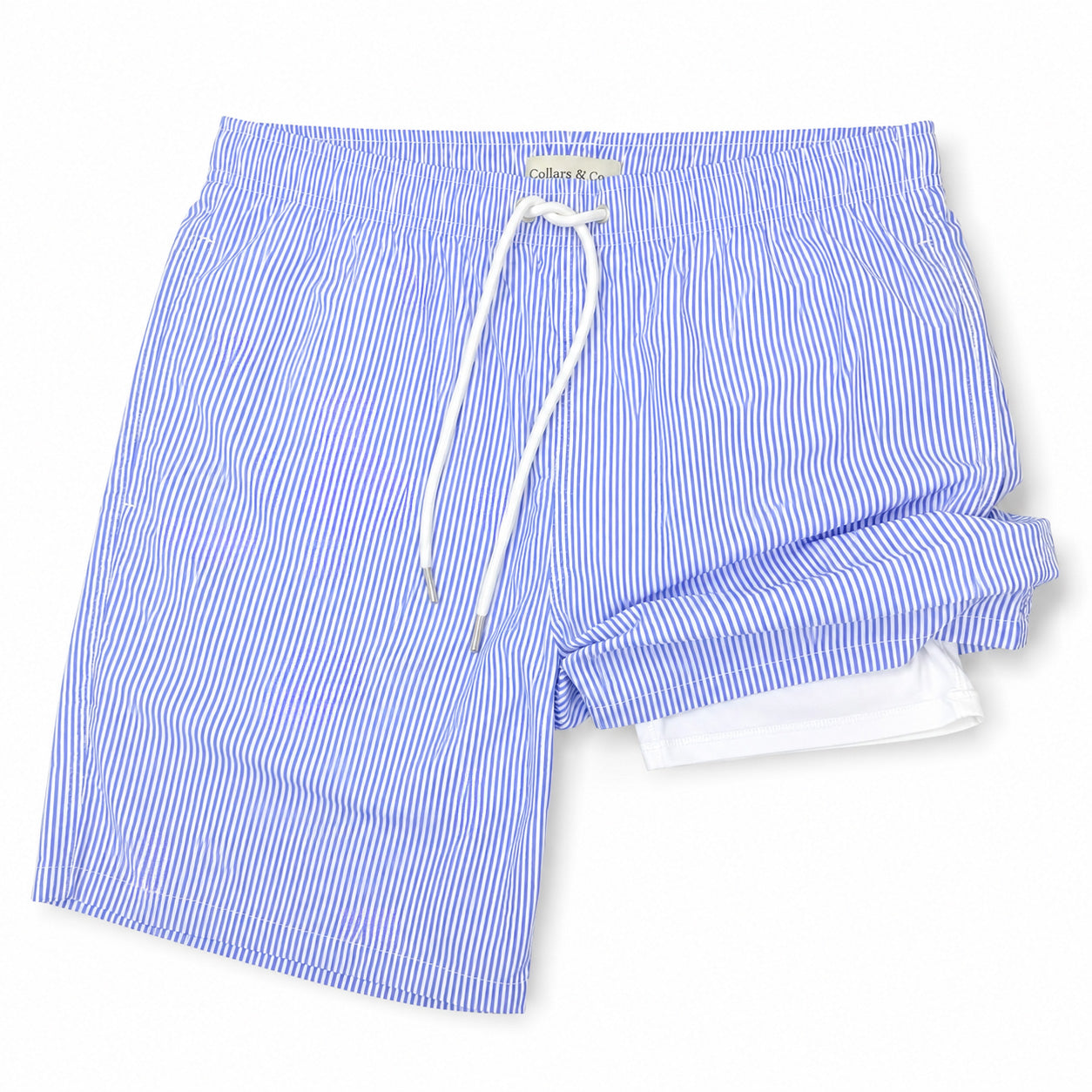 Riviera Swim Trunk Blue Stripe
