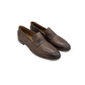Naples Penny Loafers Brown Leather