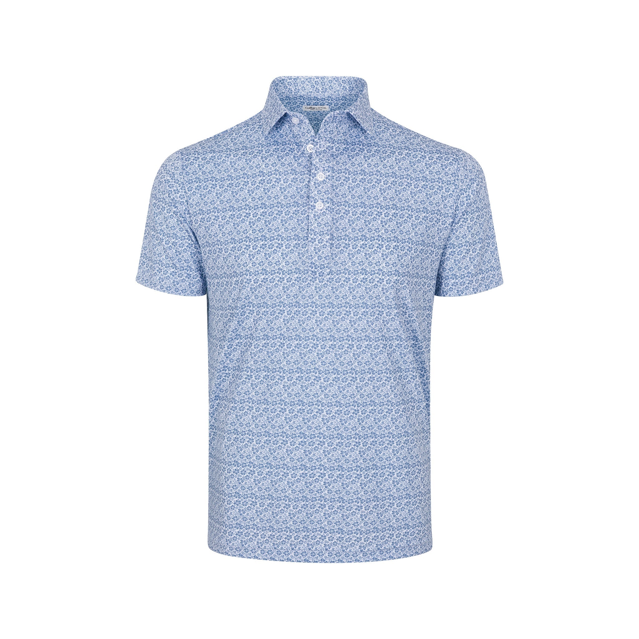 Featherweight Flex Polo Coastal Blue Floral