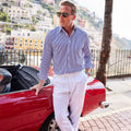 Amalfi Linen Trouser White