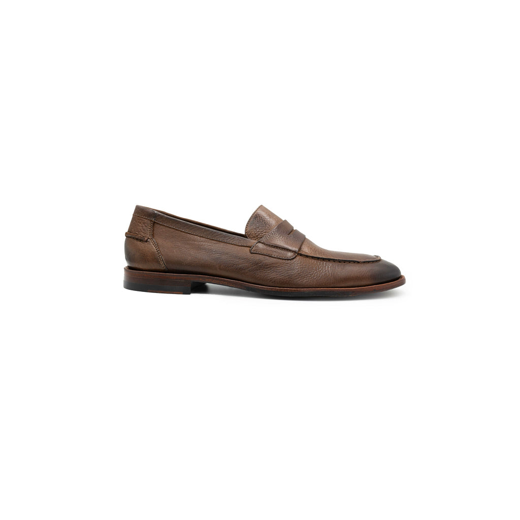 Naples Penny Loafers Brown Leather