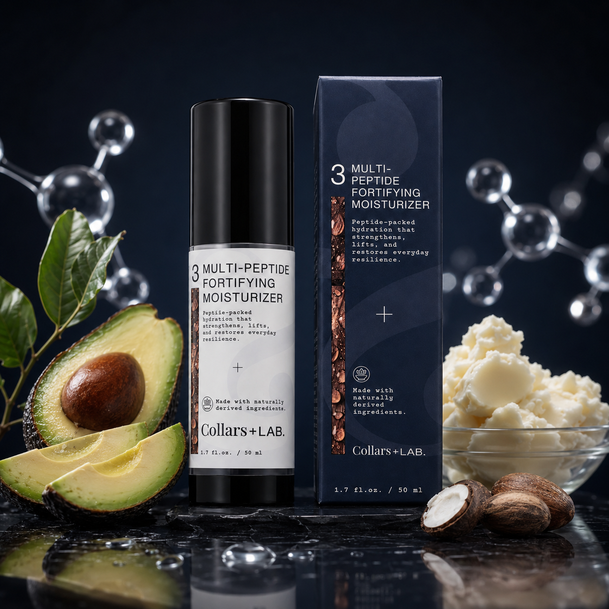 Collars+Lab. Multi-Peptide Fortifying Moisturizer