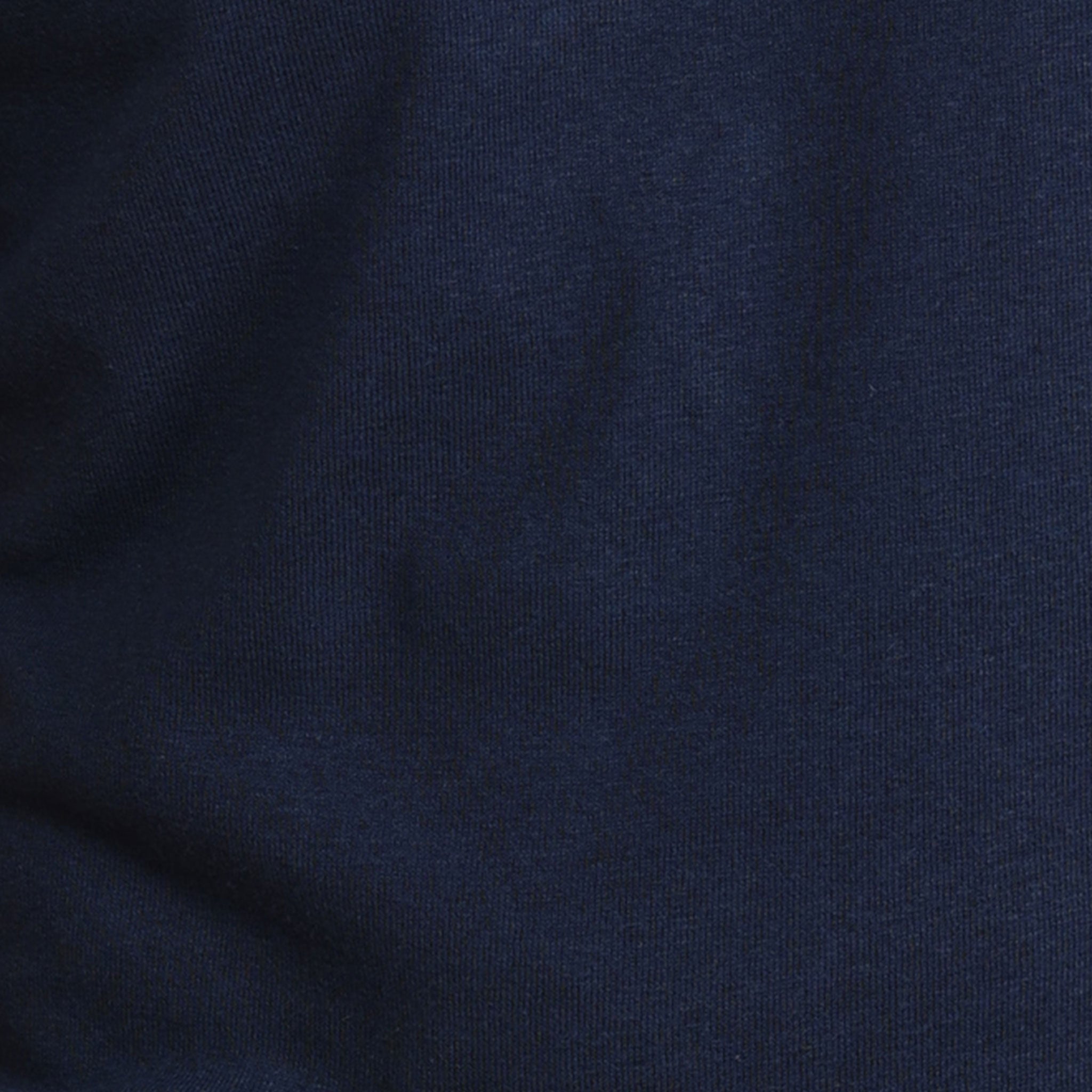 Toscano Linen Blend Polo Navy