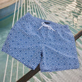 Riviera Swim Trunk Navy Geo