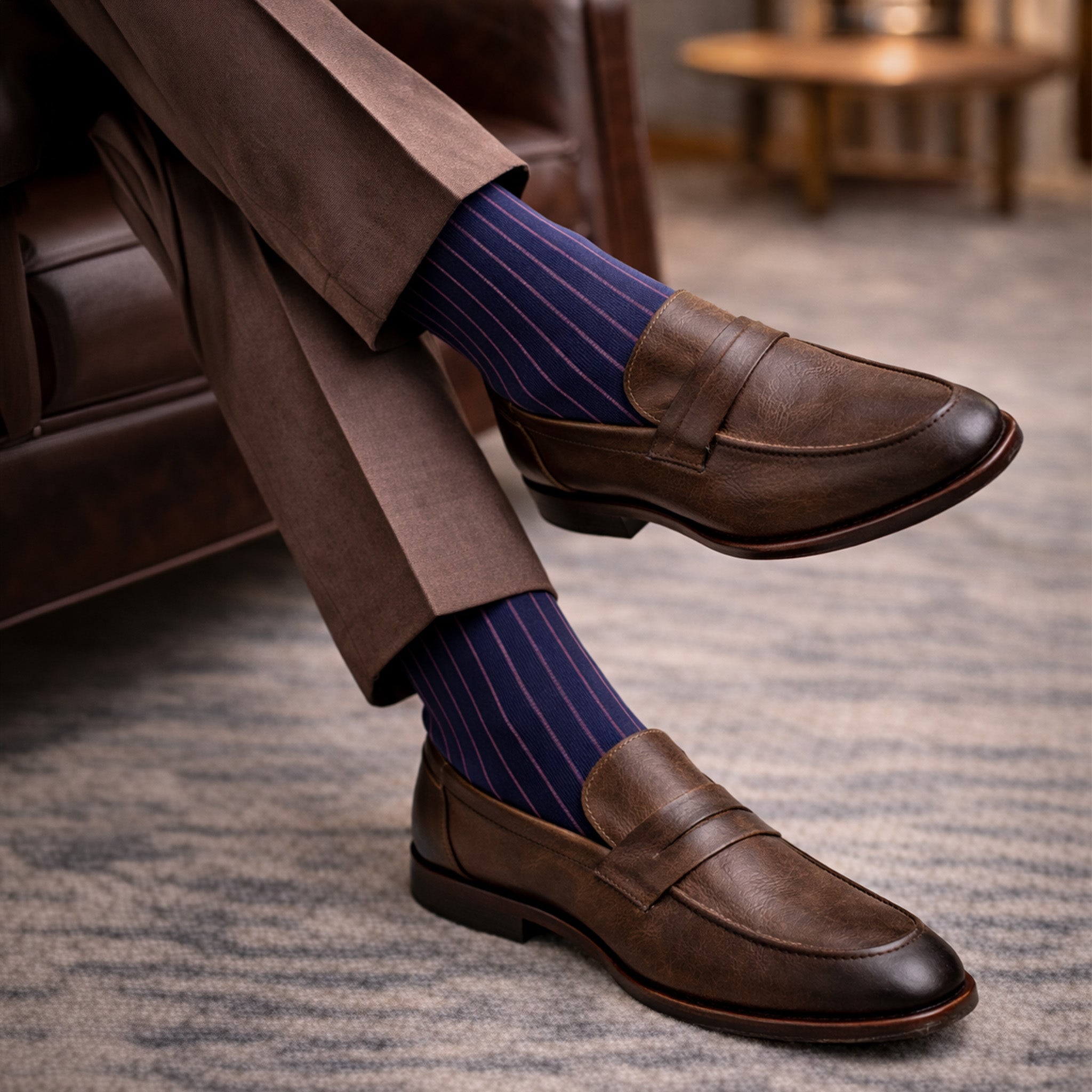 Prescott Pinstripe Socks