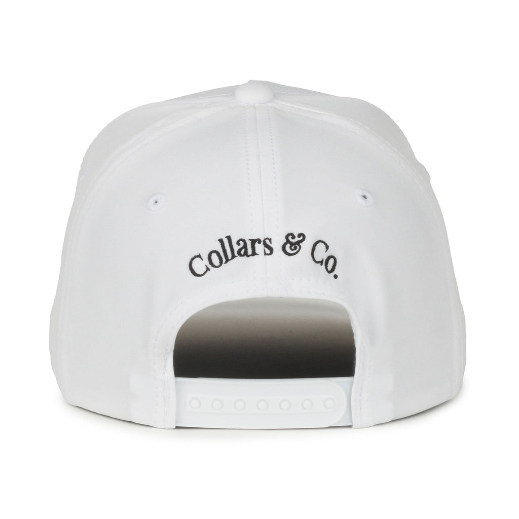 Collars & Co. Upside Down Golf Hat White