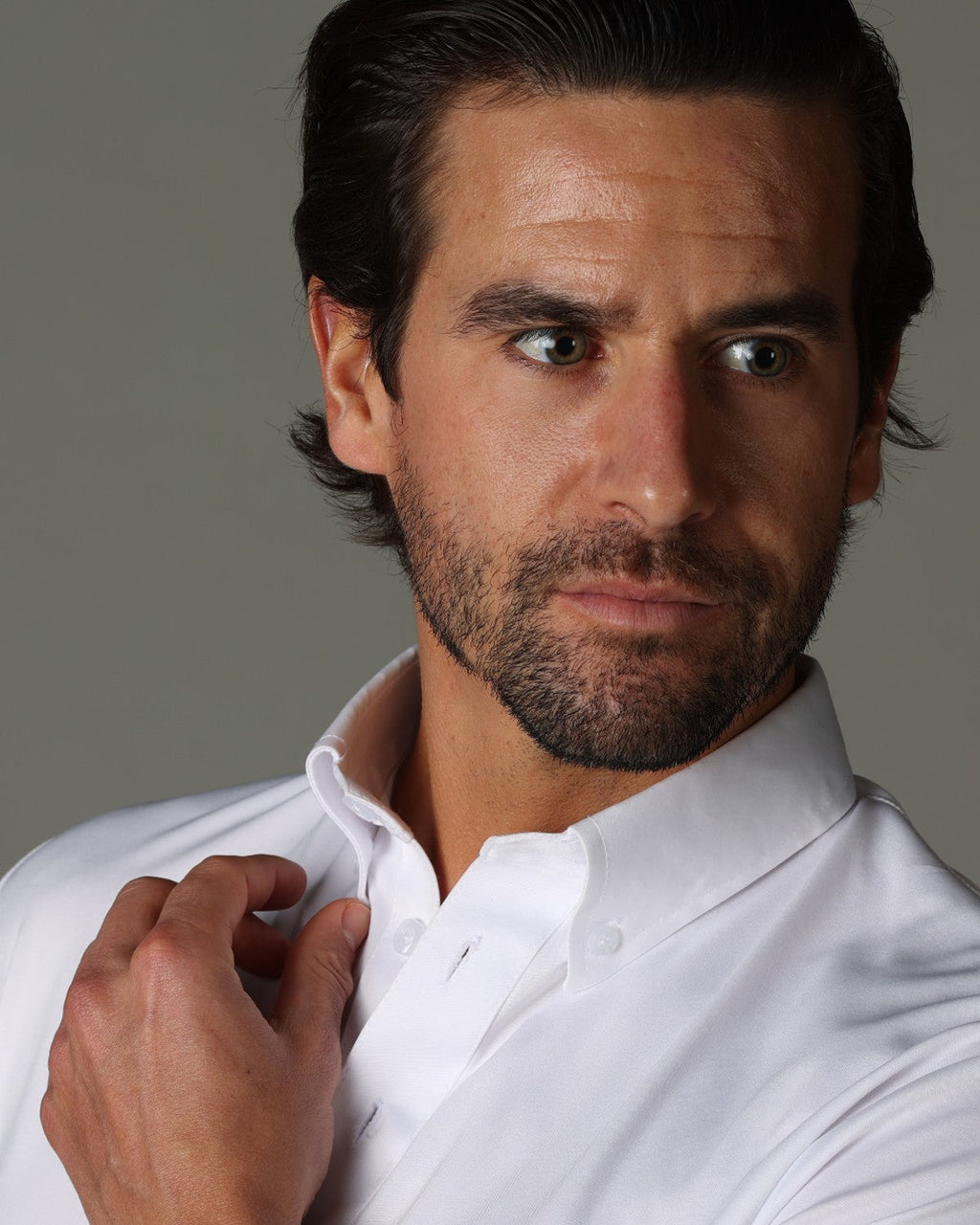 Oxford Button Down Collar Polo White Original Tall